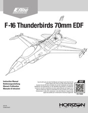 Horizon Hobby E-flite F-16 Thunderbirds 70mm EDF Bedienungsanleitung
