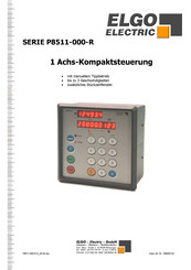 ELGO Electronic P8511-000-R Serie Kurzbeschreibung
