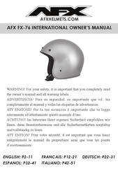 AFX FX-76 Bedienungsanleitung