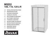 RAVAK MSD2 120 L/R Montageanleitung