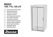 RAVAK MSD2 120 L Montageanleitung