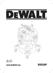 DeWalt DXV20P Bedienungsanleitung