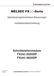 Mitsubishi Electric MELSEC FX2NC-485ADP Installationsbeschreibung