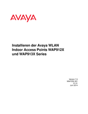 Avaya WAP912X Serie Installieren