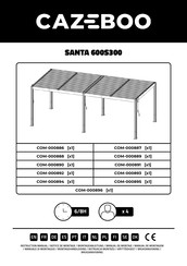 CAZEBOO SANTA 600S300 Montageanleitung