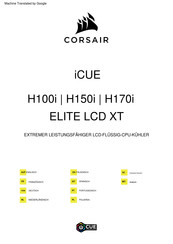 Corsair Hydro Series H100i GTX Bedienungsanleitung