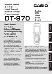 Casio DT-970 Serie Bedienungsanleitung