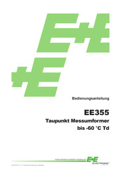 E+E Elektronik EE355 Bedienungsanleitung