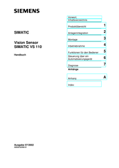 Siemens Vision Sensor SIMATIC VS 110 Handbuch