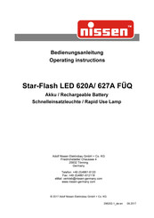 Nissen Star-Flash LED 627A FUQ Bedienungsanleitung