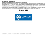PIAGGIO Porter NP6 2022 Bedienungs- Und Wartungsanleitung