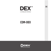 Widex COM-DEX Bedienungsanleitung
