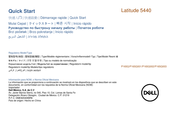 Dell Latitude 5440 Schnellstartanleitung