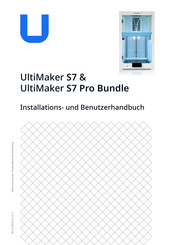 Ultimaker S7 Installations- Und Benutzerhandbuch