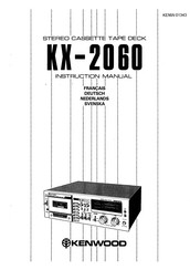 Kenwood KX-2060 Bedienungsanleitung
