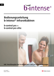 b-intense b-control pro elite Bedienungsanleitung