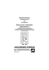 Amazone AMACONTROL II Betriebsanleitung