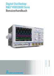 Rohde & Schwarz HMO3034 Benutzerhandbuch