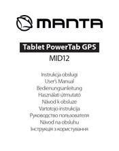 Manta Tablet PowerTab GPS Bedienungsanleitung