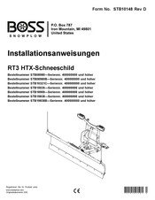 Boss Snowplow RT3 HTX Installationsanweisungen