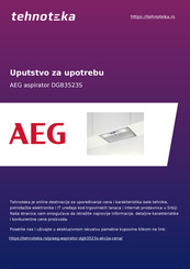 AEG DGB3523S Benutzerinformation