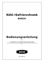 AGA ASXS21SS/C Bedienungsanleitung