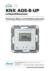 Elsner Elektronik KNX AQS-B-UP Technische Daten Und Installationshinweise