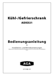 AGA ADXD21SS/C Bedienungsanleitung