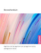 Lenovo Yoga 7 2-in-1 16IML9 Benutzerhandbuch