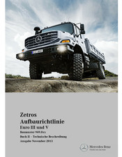 Mercedes-Benz Zetros Euro III 949.0 2013 Serie Aufbaurichtlinie