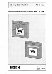 Bosch NBM 110 LSN Produktinformation