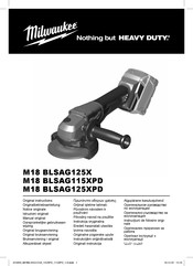 Milwaukee 4972 15 01 Originalbetriebsanleitung