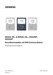 Siemens RDG26 KN Serie Basisdokumentation