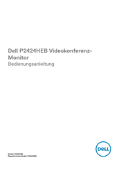 Dell P2424HEB Bedienungsanleitung