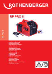 Rothenberger RP PRO III Bedienungsanleitung