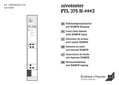 Endress+Hauser nivotester FTL 375N Bedienungsanleitung