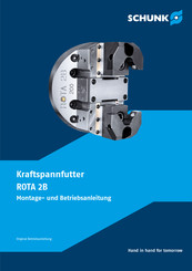 SCHUNK ROTA 2B 315 Montage- Und Betriebsanleitung