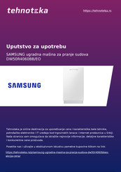 Samsung DW50R4060BB/EO Benutzerhandbuch