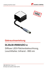Vision & Control DL30x30-IR850/UDC/-a Gebrauchsanleitung
