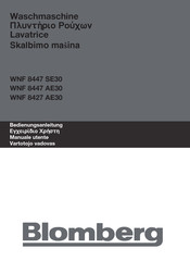 Blomberg WNF 8447 AE30 Bedienungsanleitung