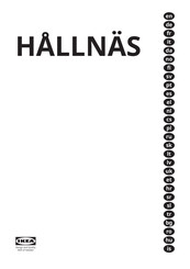 IKEA HALLNAS Bedienungsanleitung