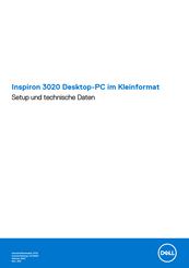 Dell D17S Einrichtung Und Technische Daten