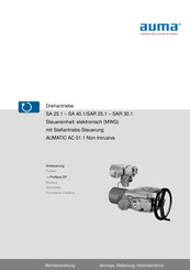 Auma SA 25.1 Montageanleitung