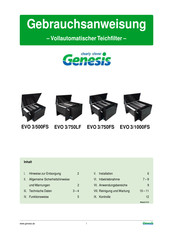 Genesis EVO 3/1000FS Gebrauchsanweisung