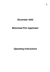 Elcometer 4340/101 Gebrauchsanleitung