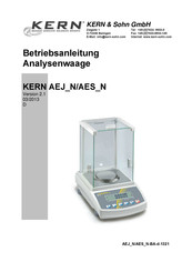 KERN&SOHN AES 100-4N Montageanleitung