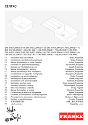 Franke CENTRO CNG 211-62 Montageanleitung