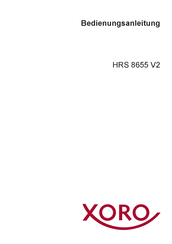 Xoro HRS 8655 V2 Bedienungsanleitung