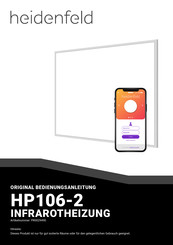 heidenfeld HP106-2 Original Bedienungsanleitung