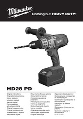 Milwaukee HD28 PD Originalbetriebsanleitung
